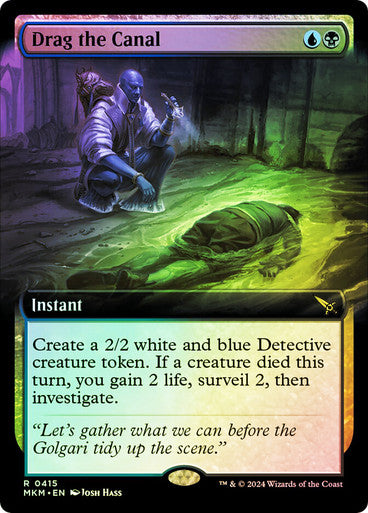 Drag the Canal (Extended Art) Foil