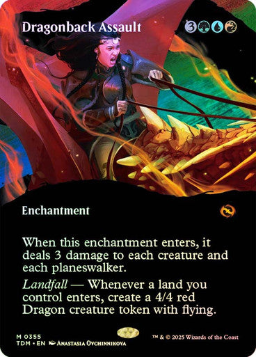 Dragonback Assault (Borderless) Foil