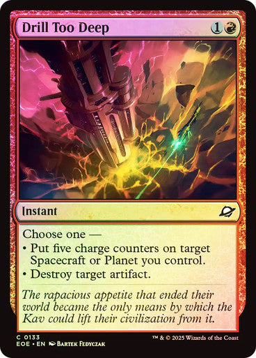 Drill Too Deep Foil