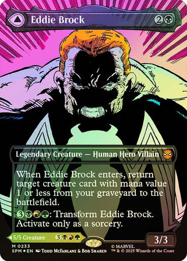 Eddie Brock // Venom, Lethal Protector (Borderless) Foil – Carton Fino