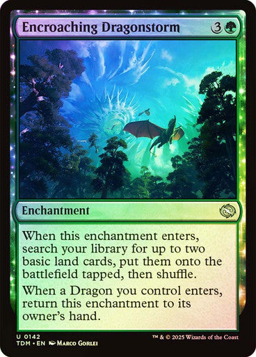 Encroaching Dragonstorm Foil