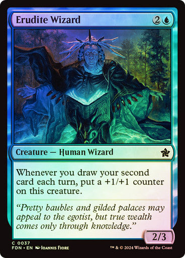 Erudite Wizard Foil