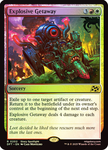 Explosive Getaway Foil