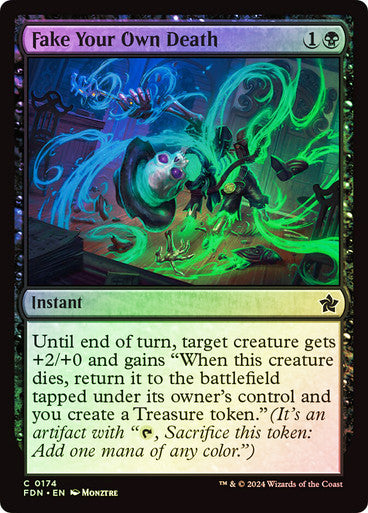 Fake Your Own Death Foil