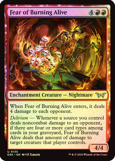 Fear of Burning Alive Foil