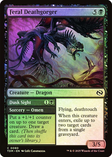 Feral Deathgorger // Dusk Sight Foil