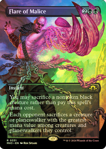 Flare of Malice (Borderless) Foil