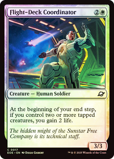 Flight-Deck Coordinator Foil