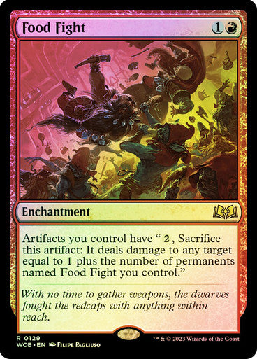 Food Fight Foil