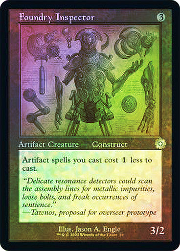 Foundry Inspector (Retro Frame) Foil