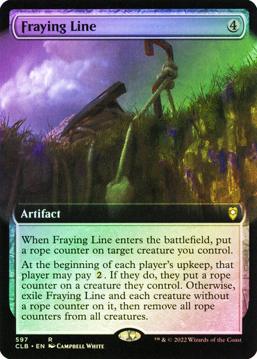 Fraying Line (Extended Art) Foil