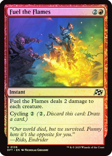 Fuel the Flames Foil