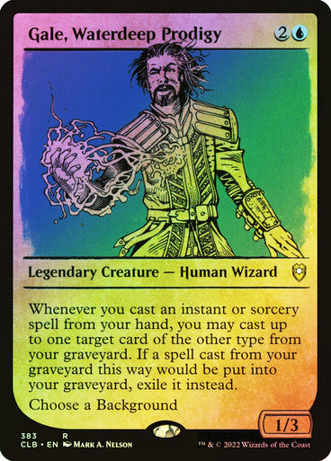 Gale, Waterdeep Prodigy (Showcase) Foil