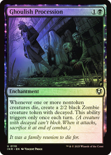 Ghoulish Procession Foil