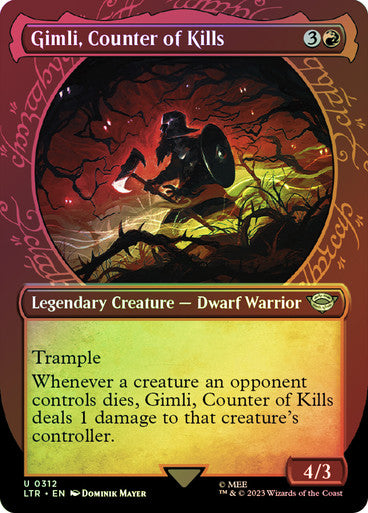 Gimli, Counter of Kills (Showcase) Foil