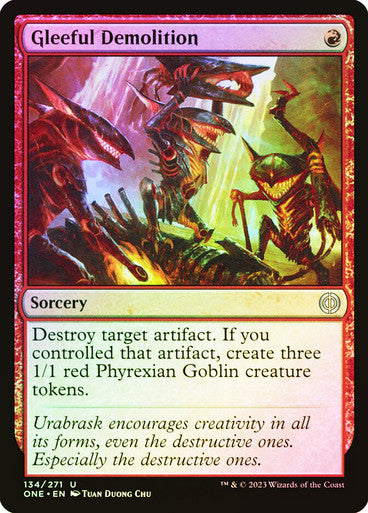 Gleeful Demolition Foil