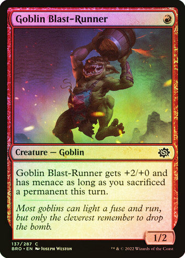 Goblin Blast-Runner Foil