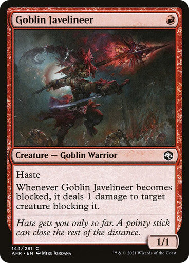 Goblin Javelineer (Spanish)