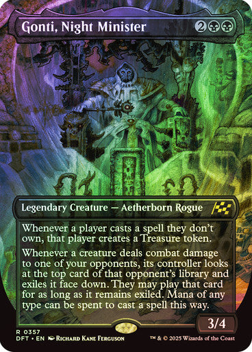 Gonti, Night Minister (Borderless) Foil
