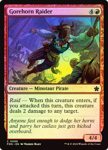 Gorehorn Raider Foil