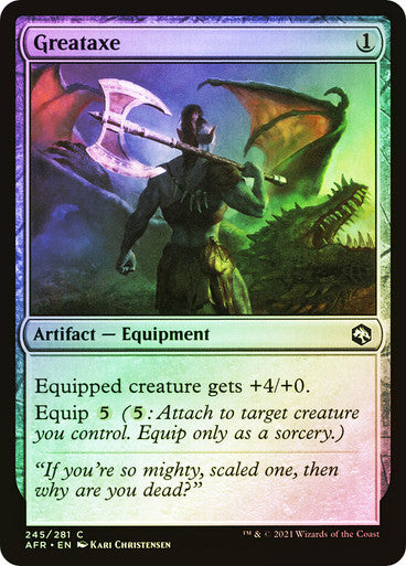 Greataxe Foil