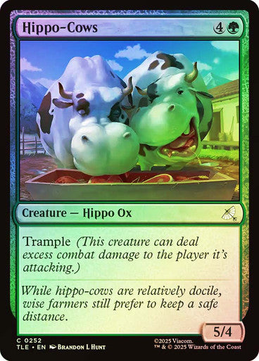 Hippo-Cows Foil