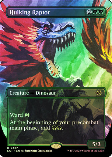 Hulking Raptor (Borderless) Foil
