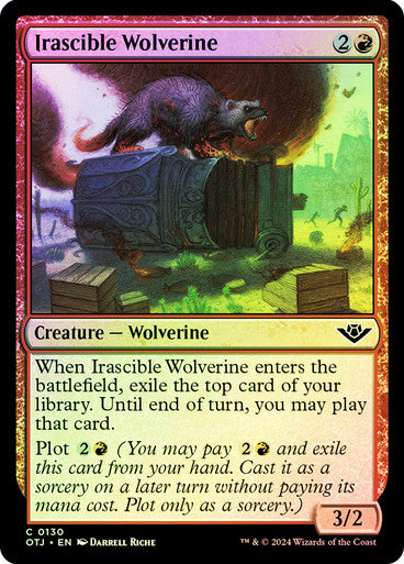 Irascible Wolverine Foil