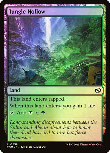 Jungle Hollow Foil