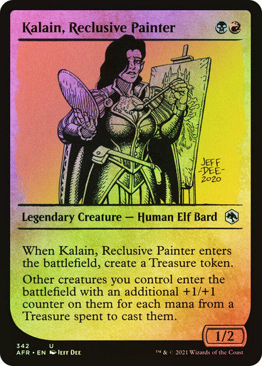 Kalain, Reclusive Painter (Showcase) Foil