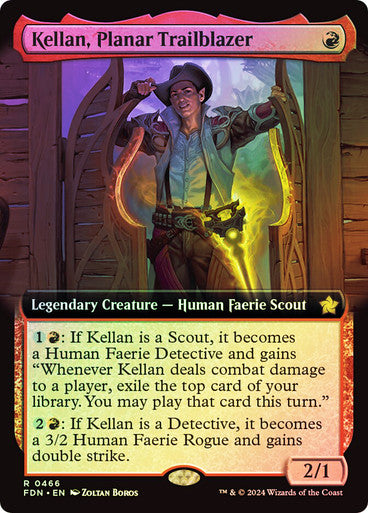 Kellan, Planar Trailblazer (Extended Art) Foil