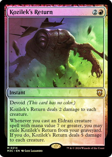 Kozilek's Return Ripple Foil