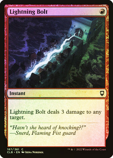Lightning Bolt Foil