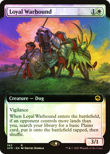Loyal Warhound (Extended Art) Foil