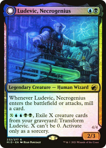 Ludevic, Necrogenius // Olag, Ludevic's Hubris Foil