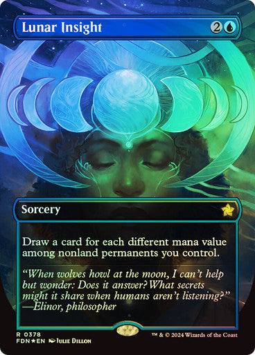 Lunar Insight (Borderless) Mana Foil