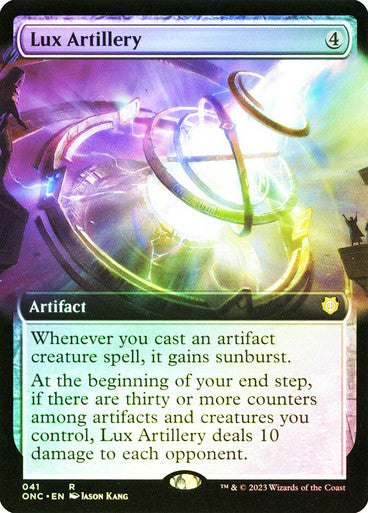 Lux Artillery (Extended Art) Foil