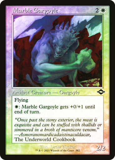 Marble Gargoyle (Retro Frame) Foil