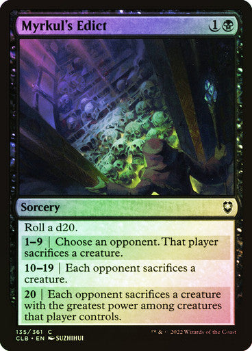 Myrkul's Edict Foil