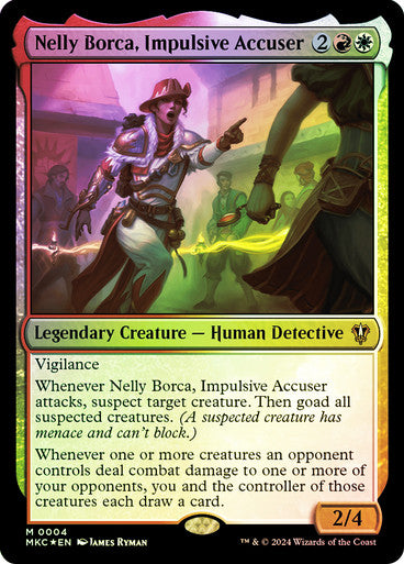Nelly Borca, Impulsive Accuser Foil
