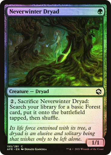 Neverwinter Dryad Foil