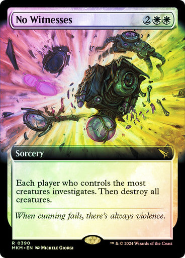 No Witnesses (Extended Art) Foil
