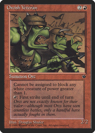 Orcish Veteran (Douglas Shuler)