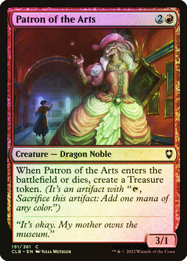 Patron of the Arts Foil