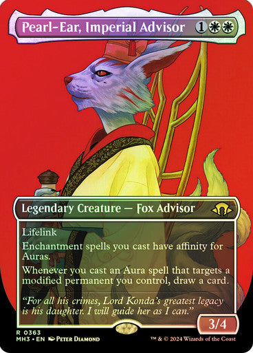 Pearl-Ear, Imperial Advisor (Borderless) Foil