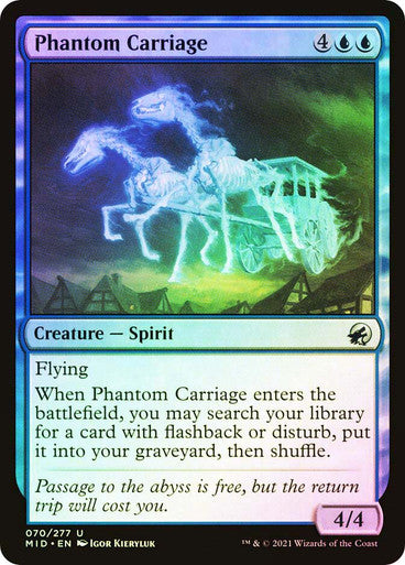 Phantom Carriage Foil
