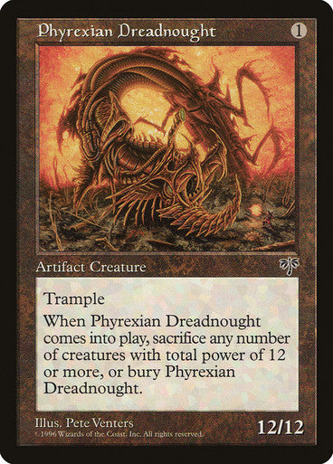Phyrexian Dreadnought 英 4枚セット Phyrexian Dreadnought – Carton Fino