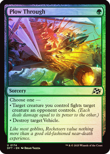 Plow Through Foil