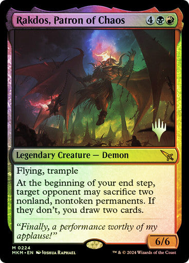 Rakdos, Patron of Chaos (Promo Pack) Foil