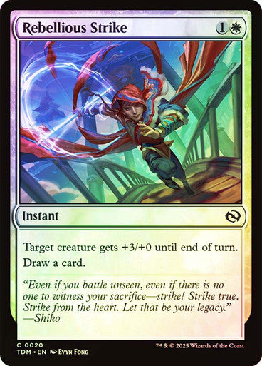 Rebellious Strike Foil